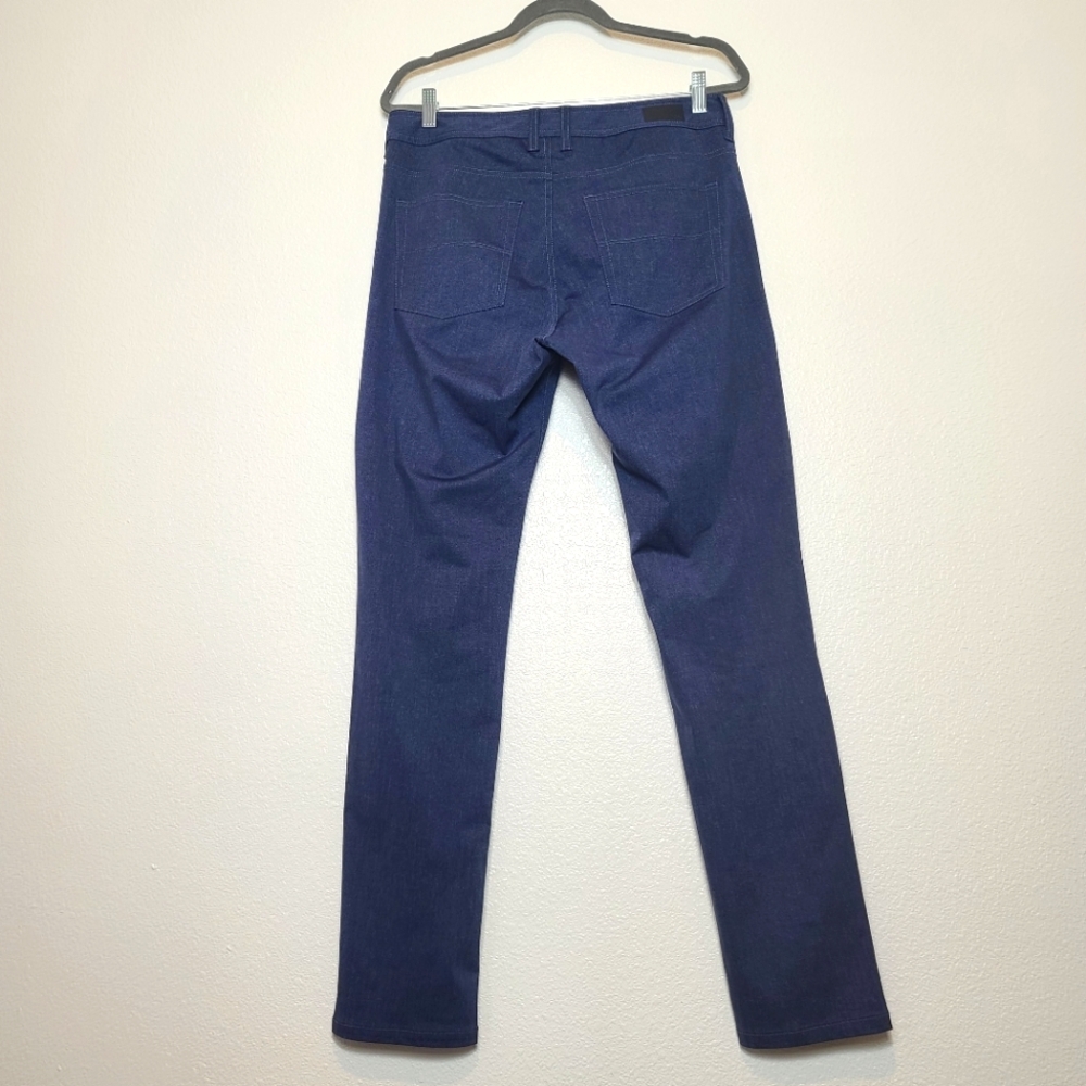 Rhone Men's Commuter Five Pocket Four Way Stretch Pants In Blue Size 32 - Picture 7 of 7